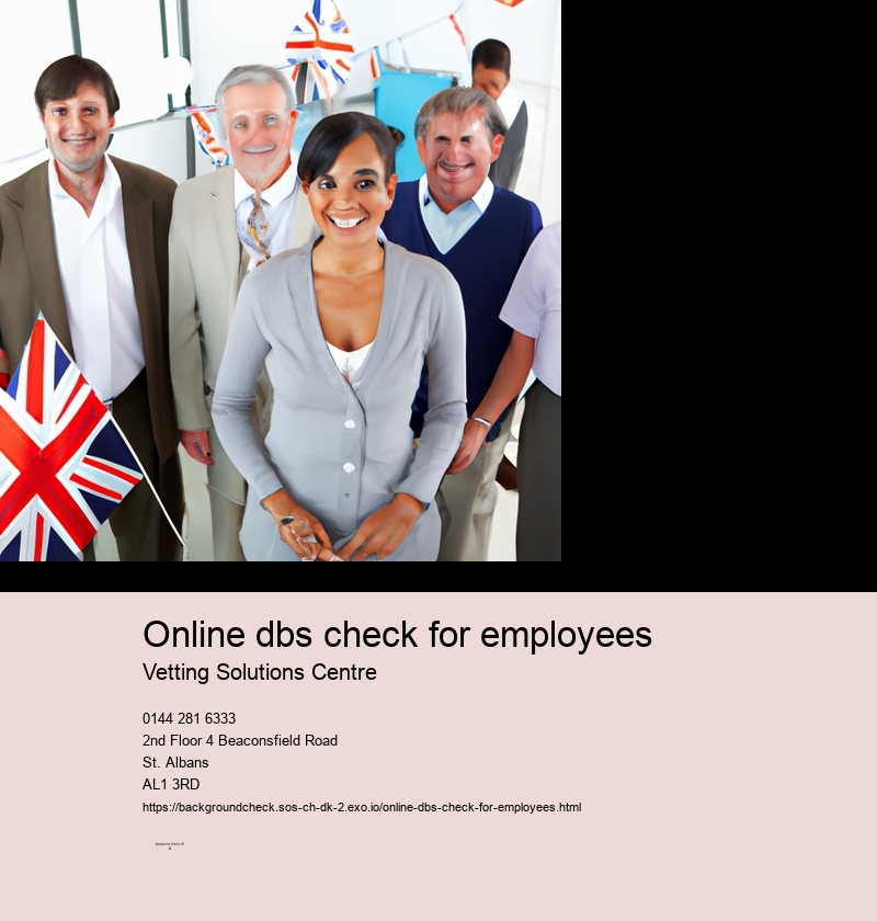 online dbs check for employees